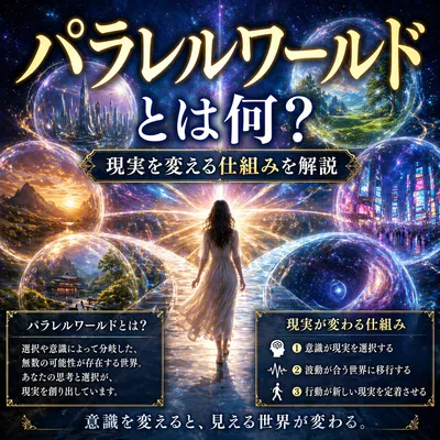 パラレルワールドとは何？現実を変える仕組みを解説