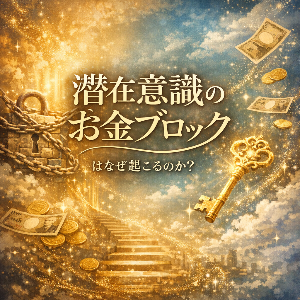 潜在意識のお金ブロックはなぜ起こるのか？
