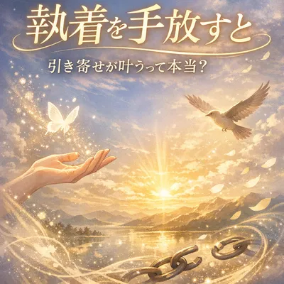 執着を手放すと引き寄せが叶うって本当？