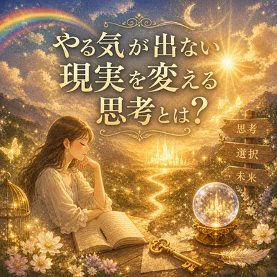 やる気が出ない現実を変える思考とは？
