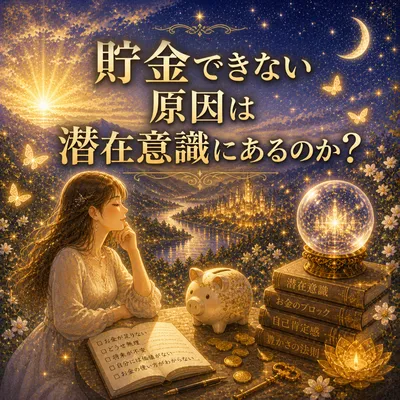 貯金できない原因は潜在意識にあるのか？