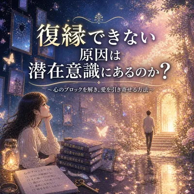 復縁できない原因は潜在意識にあるのか？
